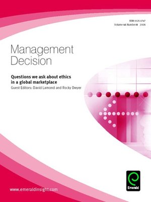 cover image of Management Decision, Volume 46, Issue 8